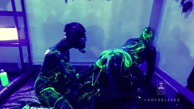 Poster: Rubber Double Fisting With Uv Slime Poster: Rubber Double Fisting With Uv Slime